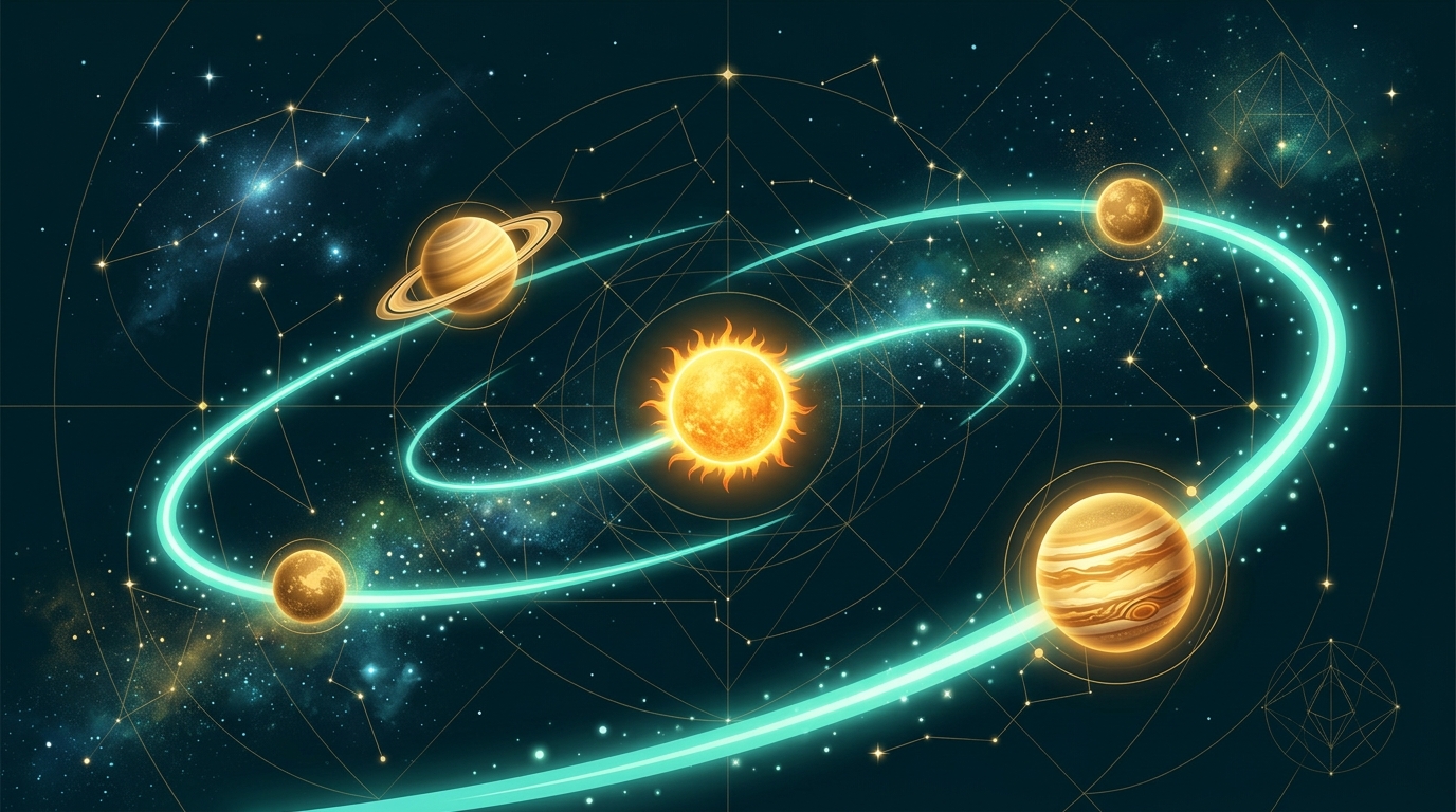 Vedic astrology destiny timeline and planetary activation nodes across major life events